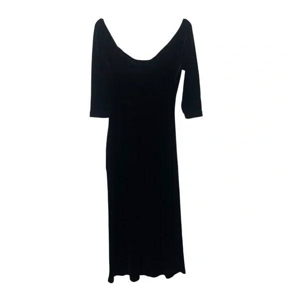 Victoria's‎ Secret Black Dress V-neck 3/4 Sleeve - Picture 2 of 4